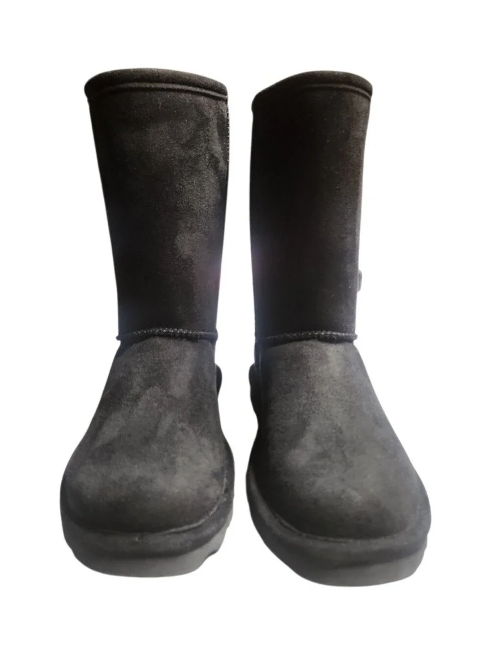 BEARPAW Women's Elle Short Vegan Boots Black Size 7 Brand New No Box